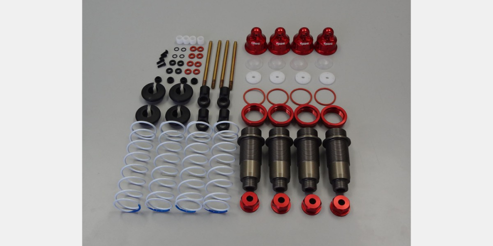 Kyosho Aluminum Shock Set Radio Control Parts SXW010 WT# Red 4pcs Scorpion XXL 