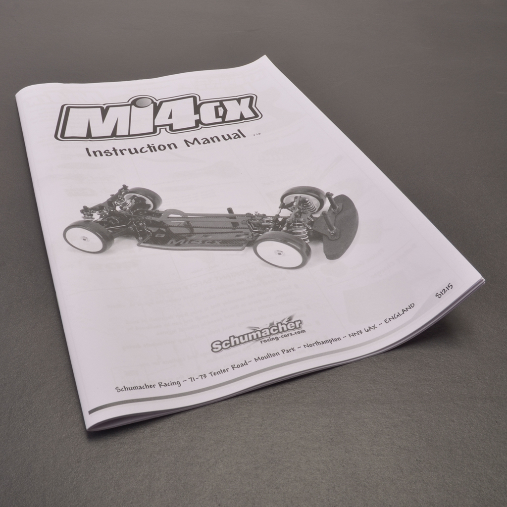 Schumacher Instruction Manual - Mi4CX - SCH-U3812