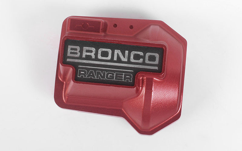 Aluminum Diff Cover for Traxxas TRX-4 '79 Bronco Ranger XLT (Red)