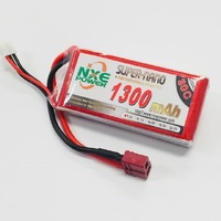 NXE 7.4v 1300mah 30c Soft case w/Deans - 1300SC302SDEAN