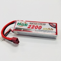 NXE 7.4v 2200mah 40c Soft case w/Deans - 2200SC402SDEAN