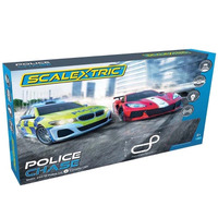 SCALEXTRICTRIC POLICE CHASE SLOT CAR SET - 35-C1433S