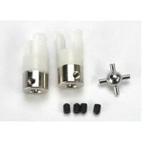 TRAXXAS U- joints long (2)/ 3mm set (grub) screws (4) 38-1539R