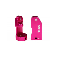 TRAXXAS CASTER BLOCKS, 30-DEGREE, PINK-ANODIZED - 38-3632P