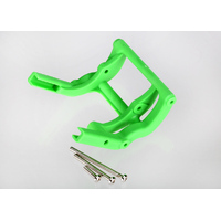 TRAXXAS Wheelie bar mount (1) / hardware (green) 38-3677A