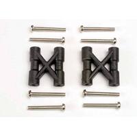 TRAXXAS Bulkhead cross braces (2)/ 3x25mm CS screws (8) 38-3930
