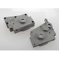 TRAXXAS GEARBOX HALVES (GREY) (LEFT STRAIGHT) - 38-4491A