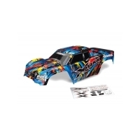 TRAXXAS BODY, X-MAXX, ROCK N' ROLL (PAINTED, DECALS APPLIED) - 38-7711T