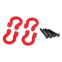 TRAXXAS Bumper D-Rings, Red (F Or R)