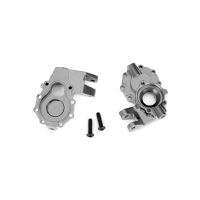 TRAXXAS PORTAL HOUSINGS, INNER FRONT, 6061-T6 ALUM, CHARCOAL GRAY-ANOD (2) - 38-8252A