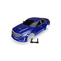 TRAXXAS BODY, CADILLAC CTS-V, BLUE (PAINTED, DECALS APPLIED) - 38-8391A
