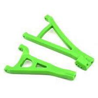 TRAXXAS SUSPENSION ARMS, GREEN, FRONT (RIGHT), HEAVY DUTY, UPPER (1)/ LOWER (1) - 38-8631G