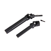 TRAXXAS Driveshaft assembly, front or rear, Maxx® Duty (1) (left or right) (fully assembled, ready to install)/ screw pin (1) (for use with #8995 Wide