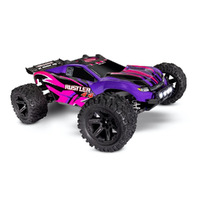 TRAXXAS RUSTLER 4X4 WITH LED LIGHTS - PINK