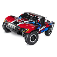 TRAXXAS SLASH 4X4 WITH LED LIGHTS - RED