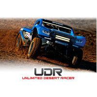 TRAXXAS UNLIMITED DESERT RACER 6S WD WITH LIGHTS - BLUE - 39-85086-4TRX