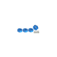 WHEEL HEX ADAPTOR 4MM OFFSET - BLUE 4 PACK - 3RAC-WX124LB
