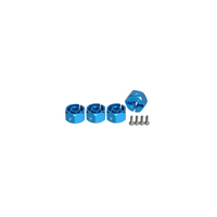 WHEEL HEX ADAPTOR 7MM OFFSET - BLUE 4 PACK - 3RAC-WX127LB