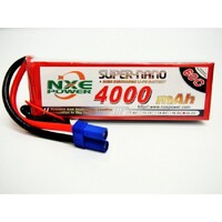 NXE 22.2v 4000mah 60c S/case Lipo w/EC5 - 4000SC606SEC5