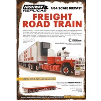 1/64 FREIGHT ROAD TRAIN - "BELL" PRIME MOVER - 46-12021