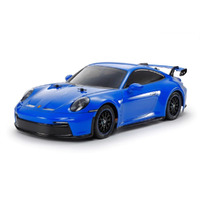 Tamiya 1/10 Porsche 911 GT3 992 RC Kit Blue Painted Body (TT-02) 47496-60A