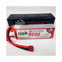 NXE 11.1v 5000mah 40c S/case Lipo w/dean - 5000SC403SDEAN