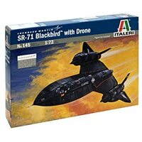 ITALERI SR-71 BLACKBIRD WITH DRONE 1:72 - 51-0145S