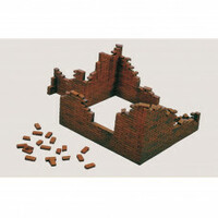 Italeri Plastic Model Kit Brick Walls 1:35 - 51-0405S