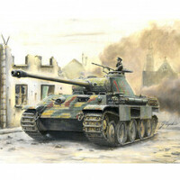 Italeri Plastic Model Kit Sd. Kfz. 171 Panther Ausf. A (Glue, Paints And Brush Not Included)) 1:56 - 51-15752
