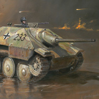 Italeri Plastic Model Kit - 28Mm Jagdpanzer 38 - T Hetzer 1:56 - 51-15767