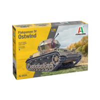 ITALERI Flakpanzer IV Ostwind 1/35 Scale Plastic Model Kit