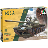 ITALERI T-55 MAIN BATTLE TANK "100% NEW MOULDS" 1:72 - 51-7081S