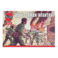 Airfix Plastic Model Kit Wwii German Infantry 1:72  - 58-00705V