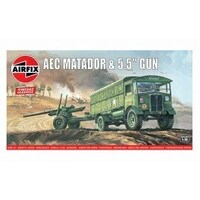 AIRFIX AEC MATADOR & 5.5 INCH GUN 1:76 SCALE
