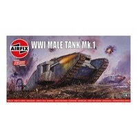 Airfix Plastic Model Kit Wwi ?Male? Tank 1:76 - 58-01315V