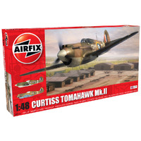 Airfix Plastic Model Kit Curtiss Tomahawk Mk.Iib 1:48 - New Livery - 58-05133