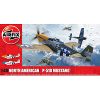 AIRFIX NORTH AMERICAN P51-D MUSTANG (FILLETLESS TAILS) - 58-05138
