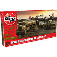 Airfix Plastic Model Kit Usaaf 8Th Airforce Bomber Resupply Set - 58-06304