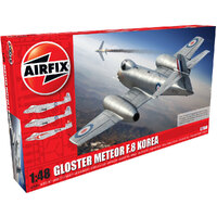 Airfix Plastic Model Kit Gloster Meteor F8, Korean Ware 1:48 - New Livery - 58-09184
