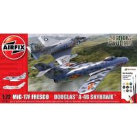 AIRFIX MIG 17F FRESCO DOUGLAS A-4B SKYHAWK DOGFIGHT DOUBLE 1:72 - 58-50185