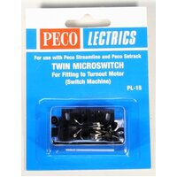 Peco Twin Microswitch - 66-Pl15