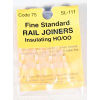 Peco Rail Joiners Insulated - For Code 75 - 12 Pks - 66-Sl111