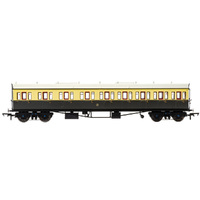 Hornby Gwr, Collett 57' Bow Ended E131 Nine Compartment Composite (Left Hand), 6360 - Era 3 - 69-R4874