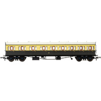 Hornby Gwr, Collett 57' Bow Ended E131 Nine Compartment Composite (Left Hand), 6626 - Era 3 - 69-R4874A