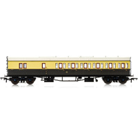 Hornby Gwr, Collett 57' Bow Ended D98 Six Compartment Brake Third (Right Hand), 4972 - Era 3 - 69-R4877