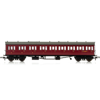 Hornby Br, Collett 57' Bow Ended E131 Nine Compartment Composite (Left Hand), W6630W - Era 4 - 69-R4878