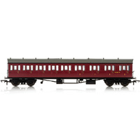 Hornby Br, Collett 57' Bow Ended E131 Nine Compartment Composite (Right Hand), W6631W - Era 4 - 69-R4879