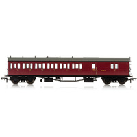 Hornby Br, Collett 57' Bow Ended D98 Six Compartment Brake Third (Left Hand), W5507W - Era 4 - 69-R4880