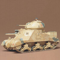 TAMIYA British M3 Grant Tank 1-35 Scale Plastic Model - 74-T35041