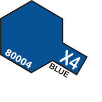 TAMIYA X-4 Blue Enamel Paint Gloss 10ml - 75-T80004